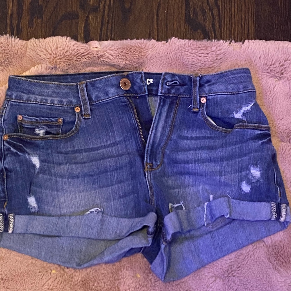 denim shorts